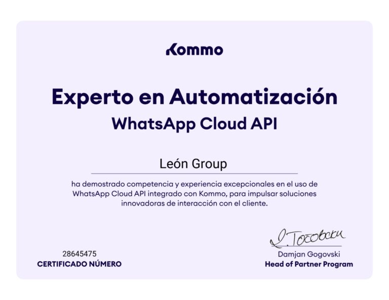 Experto en Automatización WhatsApp Cloud API